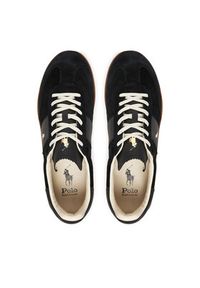 Polo Ralph Lauren Sneakersy 809978010001 Czarny. Kolor: czarny. Materiał: zamsz, skóra #5