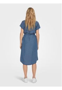 only - ONLY Sukienka koszulowa Pema 15250429 Granatowy Loose Fit. Kolor: niebieski. Materiał: wiskoza. Typ sukienki: koszulowe #6