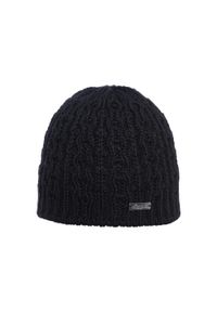EISGLUT - Czapka zimowa damska Eisglut Emilia Merino wełniana. Kolor: czarny. Materiał: wełna. Sezon: zima. Styl: sportowy #1