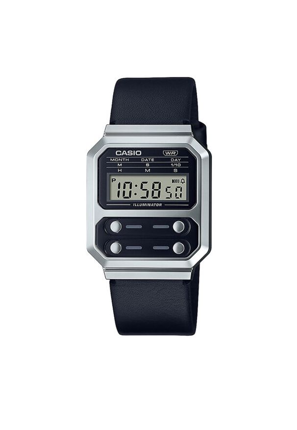Casio Zegarek Vintage A100WEL-1AEF Czarny. Kolor: czarny. Styl: vintage