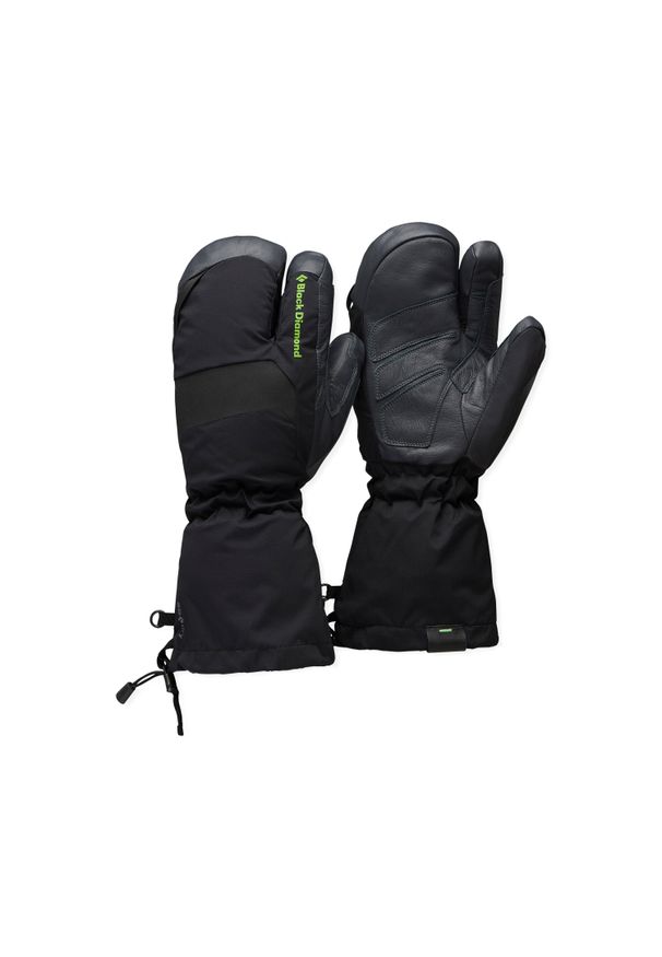Rękawice narciarskie 3 palce Black Diamond Alpine. Kolor: czarny. Sezon: zima. Sport: narciarstwo