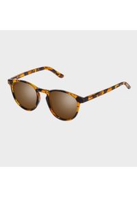 SIROKO - Okrągłe miejskie okulary przeciwsłoneczne Lifestyle Siroko Tarifa. Kształt: okrągłe. Kolor: brązowy