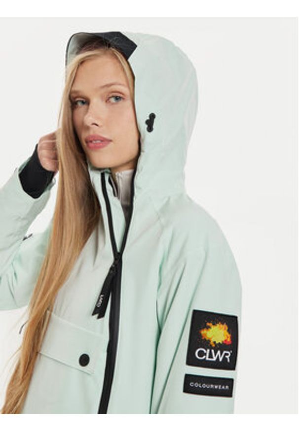 Colourwear Kurtka snowboardowa Cake 2.0 7010314 Turkusowy Regular Fit. Kolor: turkusowy. Materiał: syntetyk. Sport: snowboard