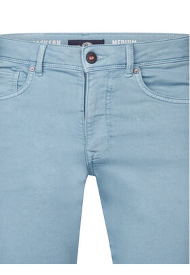 Petrol Industries Szorty jeansowe M-ROS-SHO005 Błękitny Slim Fit. Kolor: niebieski. Materiał: bawełna