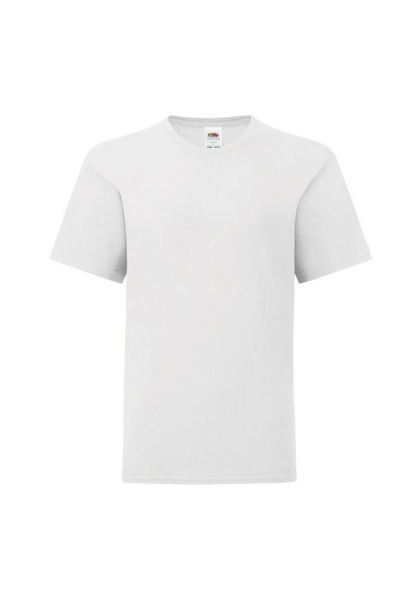 FRUIT OF THE LOOM - Koszulka Dziecięca Iconic 150 Plain T-shirt. Kolor: biały