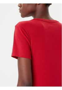 Hugo - HUGO T-Shirt Deloris 50512002 Czerwony Regular Fit. Kolor: czerwony. Materiał: bawełna