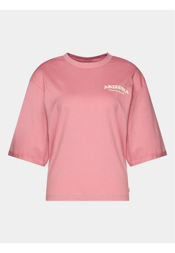 outhorn - Outhorn T-Shirt OTHAW23TTSHF0927 Różowy Regular Fit. Kolor: różowy. Materiał: bawełna
