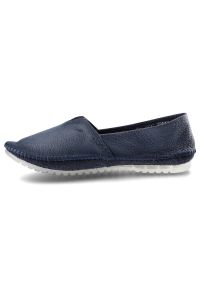 Granatowe Baleriny Maciejka Modne Damskie Obuwie. Okazja: na co dzień. Kolor: niebieski. Materiał: jeans, skóra. Szerokość cholewki: normalna. Styl: casual #5
