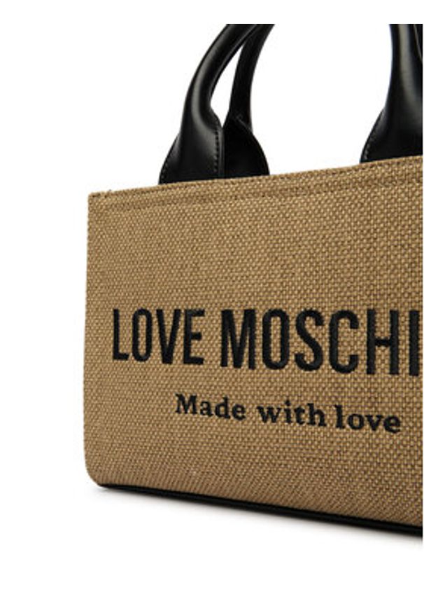 Love Moschino - LOVE MOSCHINO Torebka JC4226PP0OKB190A Beżowy. Kolor: beżowy