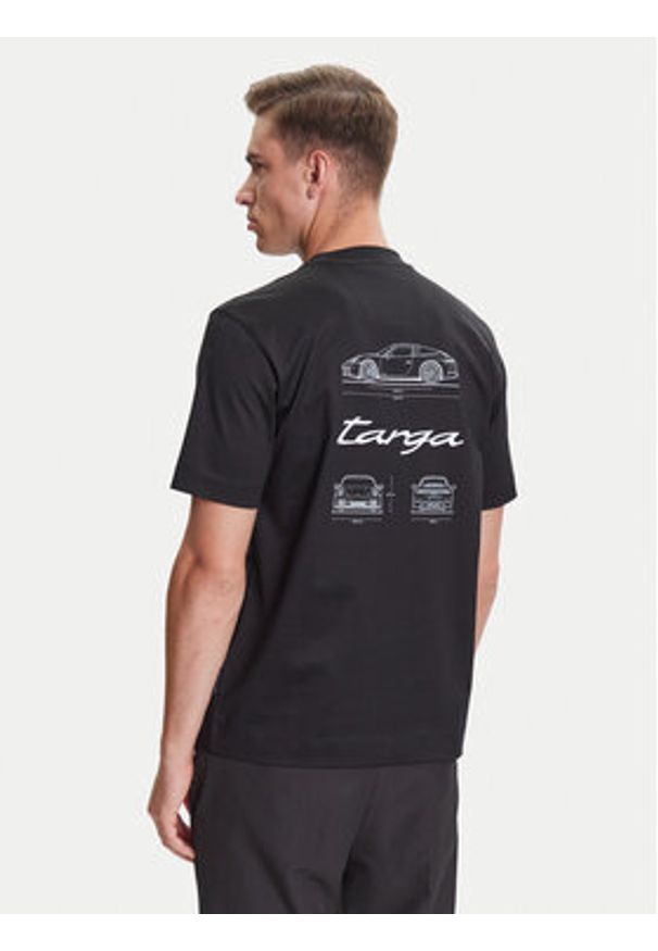 BOSS T-Shirt C-Thompson 197 PS 50543200 Czarny Regular Fit. Kolor: czarny. Materiał: bawełna