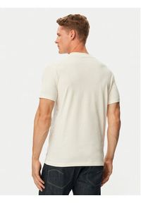 Karl Lagerfeld - KARL LAGERFELD T-Shirt 755040 563225 Biały Regular Fit. Typ kołnierza: dekolt w karo. Kolor: biały. Materiał: bawełna #3