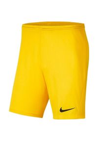 Spodenki dla dzieci Nike Dry Park III NB K żółte BV6865 719. Kolor: żółty #1