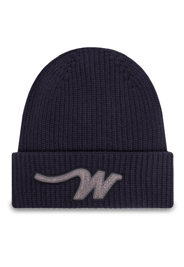 Weekend Max Mara Czapka Alben 2525576025 Granatowy. Kolor: niebieski. Materiał: wełna, materiał