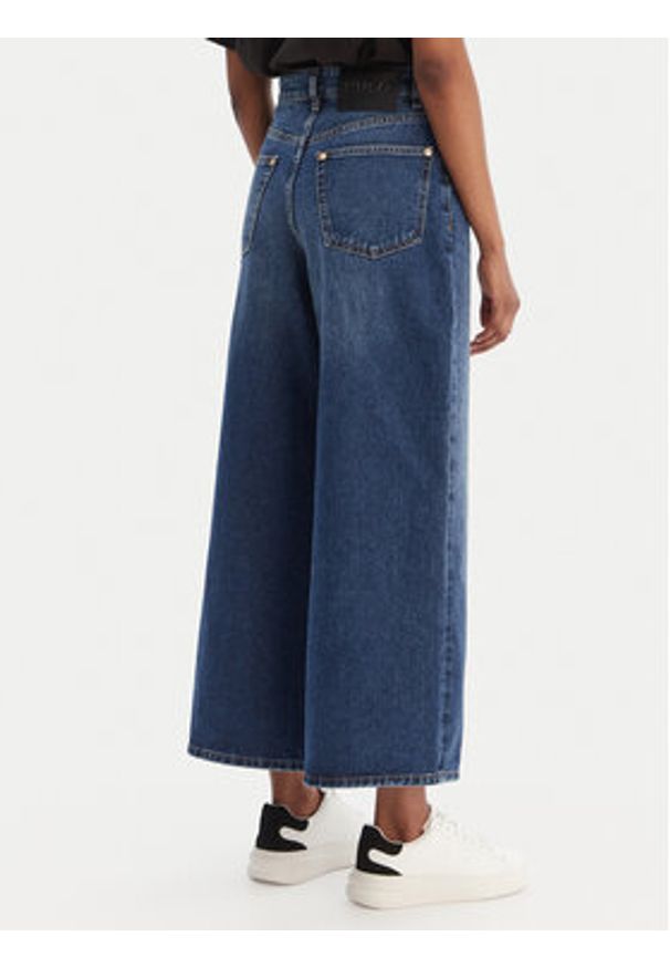 Hugo - HUGO Jeansy Geredith 50553175 Niebieski Wide Leg. Kolor: niebieski