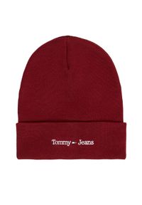 Tommy Jeans Czapka Tjw Sport Beanie AW0AW15473 Fioletowy. Kolor: fioletowy. Materiał: syntetyk. Styl: sportowy