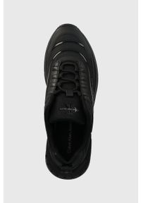 Calvin Klein Jeans sneakersy CHUNKY RUNNER LOW LACE REFL kolor czarny YM0YM00777. Zapięcie: sznurówki. Kolor: czarny. Materiał: materiał, włókno, guma #4