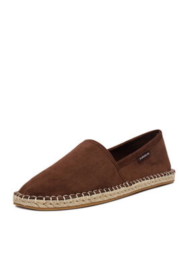 Quiksilver Espadryle EOHP-BARREL-01 Brązowy. Kolor: brązowy. Materiał: materiał