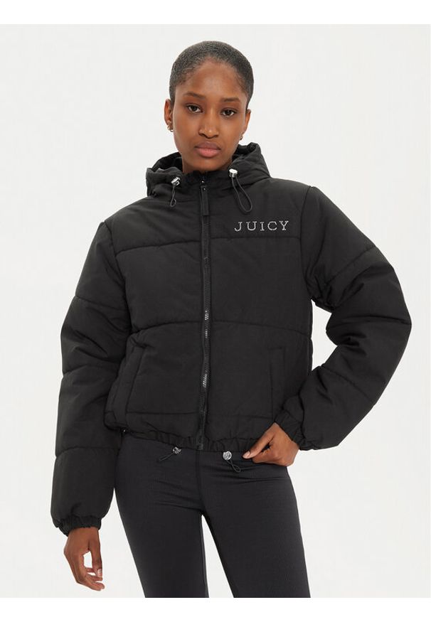 Juicy Couture Kurtka puchowa Margie JCOIJ224553 Czarny Regular Fit. Kolor: czarny. Materiał: syntetyk