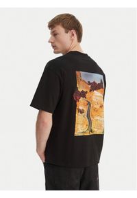 Hugo - HUGO T-Shirt Domans 50564642 Czarny Oversize. Kolor: czarny. Materiał: bawełna #1