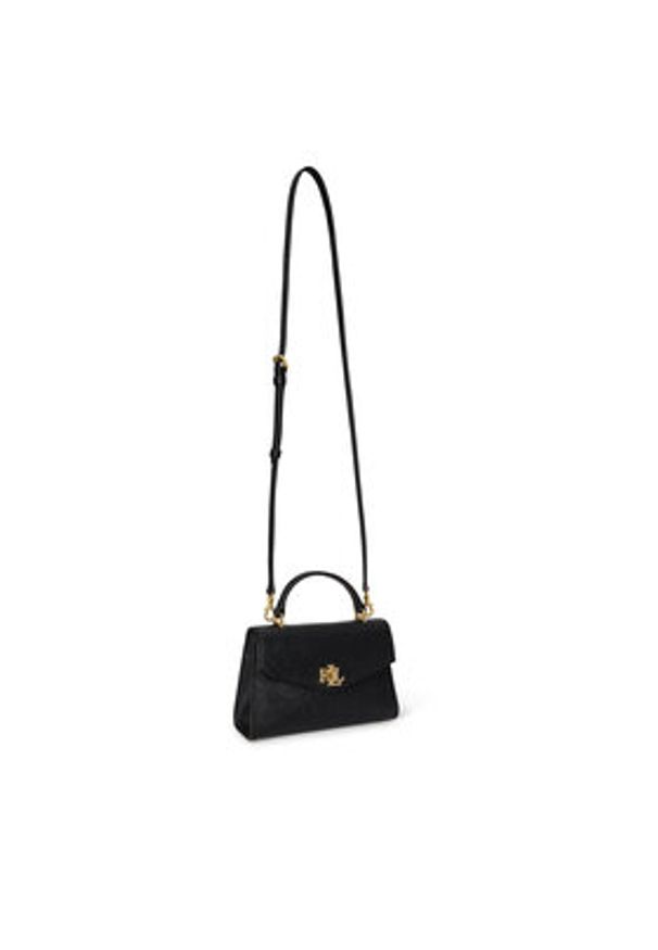 Lauren Ralph Lauren - LAUREN RALPH LAUREN Torebka 431966765008 Czarny. Kolor: czarny. Materiał: skórzane