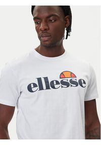 Ellesse T-Shirt Sl Prado Tee SHC07405 Biały Regular Fit. Kolor: biały. Materiał: bawełna #5