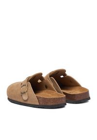 Lasocki Klapki CEO-GBSUM22-3021 Beżowy ciemny. Kolor: beżowy. Materiał: skóra, zamsz #4