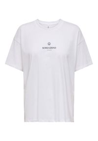 only - ONLY T-Shirt Vivvi 15346761 Biały Regular Fit. Kolor: biały. Materiał: bawełna #1