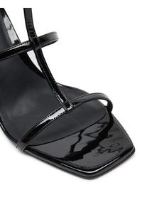 Calvin Klein Sandały Heel Gladi Sandal 90 Pat HW0HW02312 Czarny. Kolor: czarny. Materiał: lakier, skóra #6
