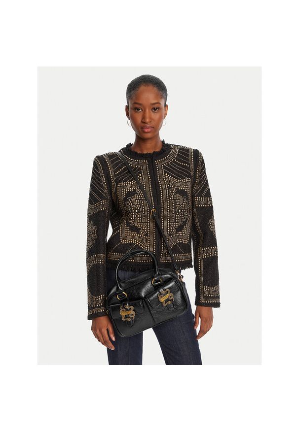 Torebka Just Cavalli. Kolor: czarny