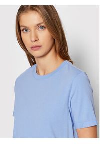 Pieces T-Shirt Ria 17086970 Niebieski Regular Fit. Kolor: niebieski. Materiał: bawełna #3