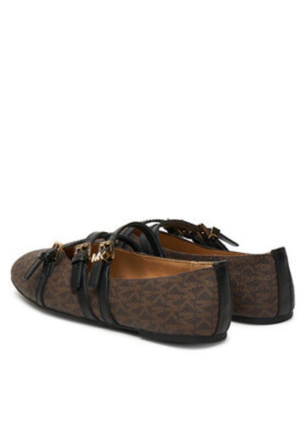 MICHAEL Michael Kors Baleriny Indy 40T5IDFP1B Brązowy. Kolor: brązowy. Materiał: skóra