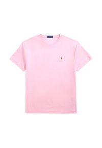 Polo Ralph Lauren T-Shirt 710740727010 Różowy Slim Fit. Typ kołnierza: polo. Kolor: różowy. Materiał: bawełna #5