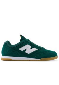 Buty New Balance URC42SD - zielone. Kolor: zielony. Materiał: materiał, syntetyk, skóra, guma. Szerokość cholewki: normalna