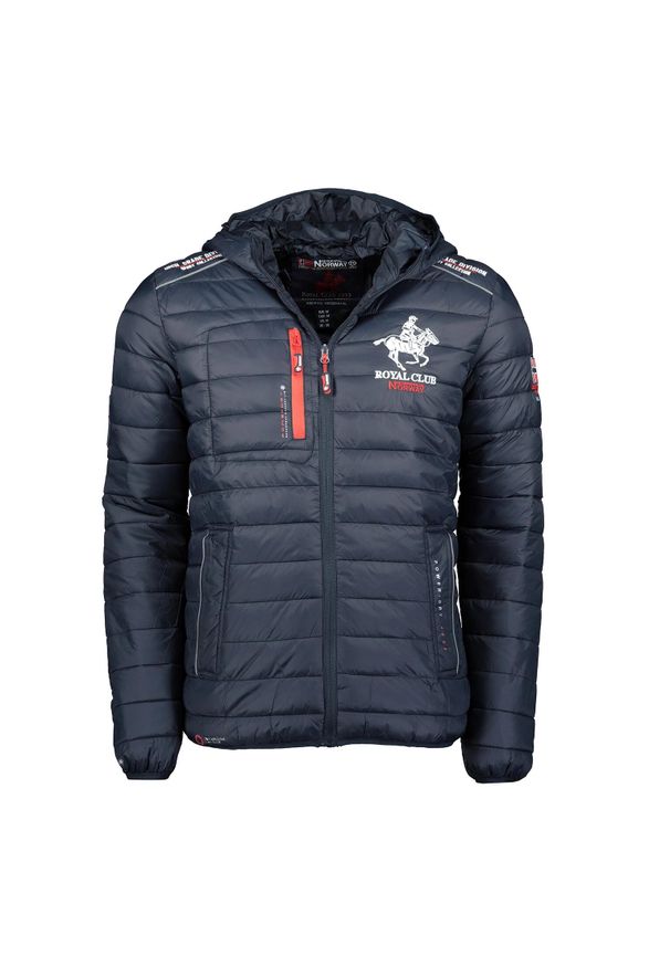 Geographical Norway BRICK NAVY GTX kurtka męska (WY6358H).. Kolor: niebieski. Materiał: poliester. Sezon: zima. Sport: turystyka piesza