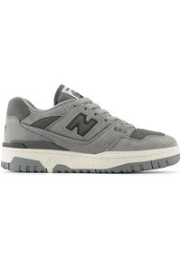 Buty damskie New Balance BBW550RE – szare. Kolor: szary. Materiał: skóra, materiał, syntetyk. Szerokość cholewki: normalna