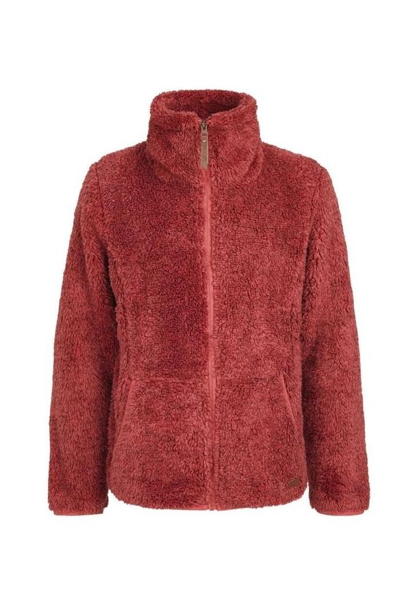 Bluza damska Protest RIRI full zip top. Kolor: czerwony. Materiał: polar. Sezon: zima. Sport: narciarstwo