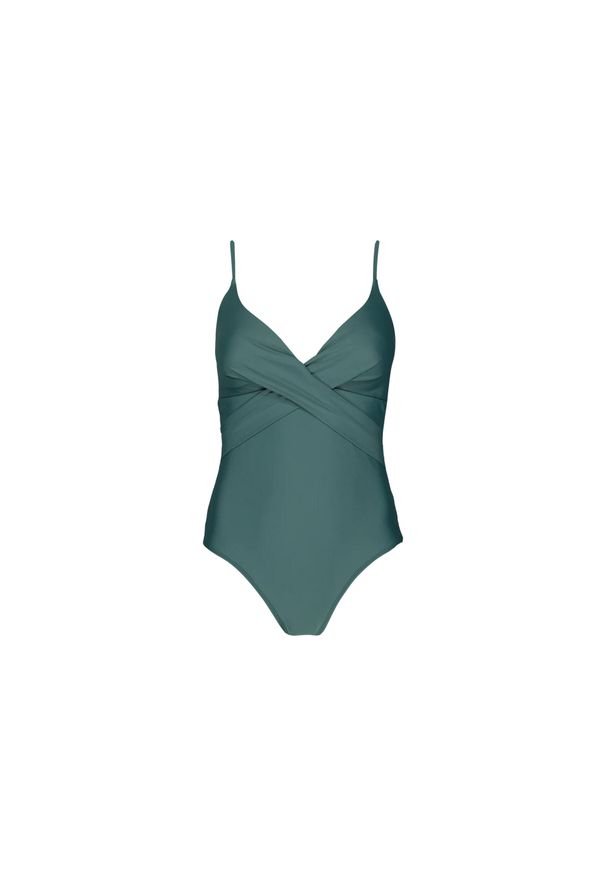 Damski kostium kąpielowy 1-częściowy Barts Kelli Shaping. Kolor: wielokolorowy, niebieski, zielony