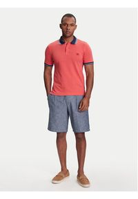 United Colors of Benetton - United Colors Of Benetton Polo 3F9HU302E Bordowy Regular Fit. Typ kołnierza: polo. Kolor: czerwony. Materiał: bawełna #4