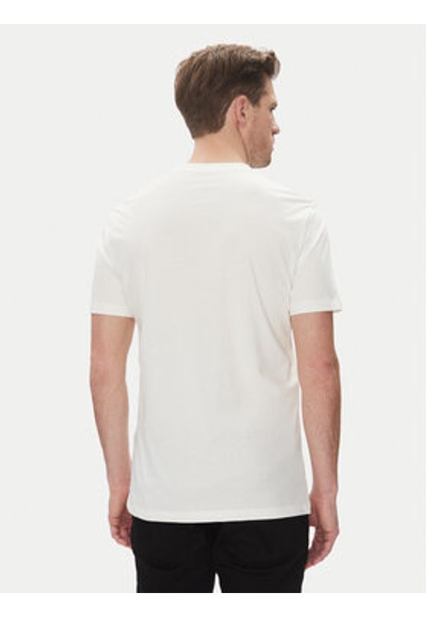 Armani Exchange T-Shirt XM000554 AF10356 U0009 Biały Regular Fit. Kolor: biały. Materiał: bawełna