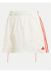 Adidas - adidas Spódnica mini Dance All-Gender IS0878 Biały Regular Fit. Kolor: biały. Materiał: syntetyk #4