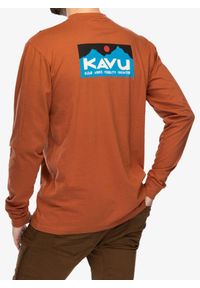 KAVU - Longsleeve męski Kavu LS Etch Art. Kolor: czerwony. Długość rękawa: długi rękaw