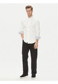 GANT - Gant Koszula Slim Oxford Stretch 3230115 Biały Slim Fit. Kolor: biały. Materiał: bawełna #4