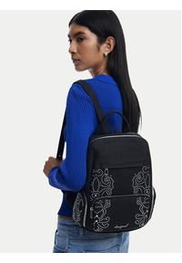 Desigual Plecak Poker Face Chester M 25WAKP35 Czarny. Kolor: czarny. Materiał: skóra #5