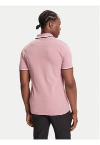 BOSS Polo Paul 50506193 Różowy Slim Fit. Typ kołnierza: polo. Kolor: różowy. Materiał: bawełna