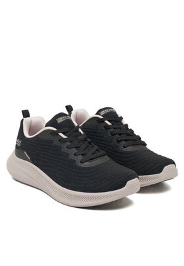 skechers - Skechers Sneakersy Bobs Moda Flex 117731/BLK Czarny. Kolor: czarny. Materiał: materiał