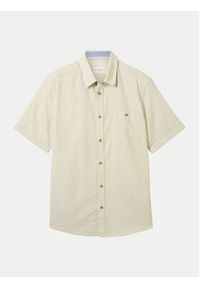 Tom Tailor Koszula 1042351 Beżowy Regular Fit. Kolor: beżowy. Materiał: bawełna #4