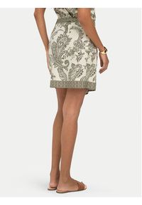 only - ONLY Spódnica mini Leya 15373651 Kremowy Regular Fit. Kolor: kremowy. Materiał: wiskoza #5