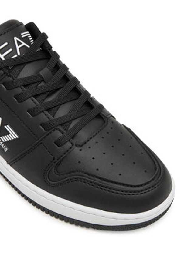 EA7 Emporio Armani Sneakersy 7X000345 AF11988 MC113 Czarny. Kolor: czarny. Materiał: skóra