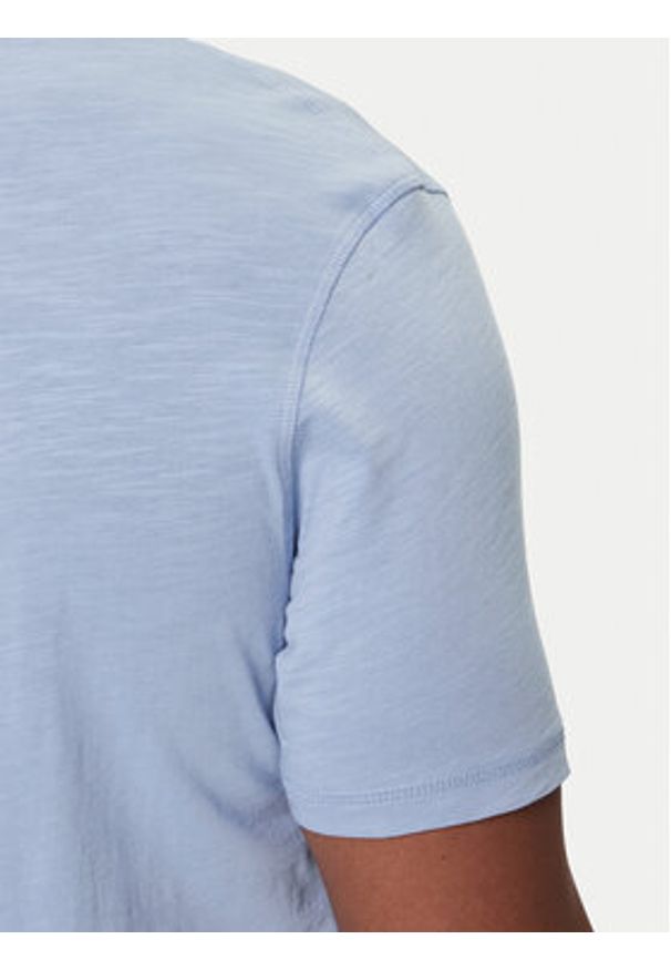 BOSS T-Shirt Tegood 50508243 Błękitny Regular Fit. Kolor: niebieski. Materiał: bawełna