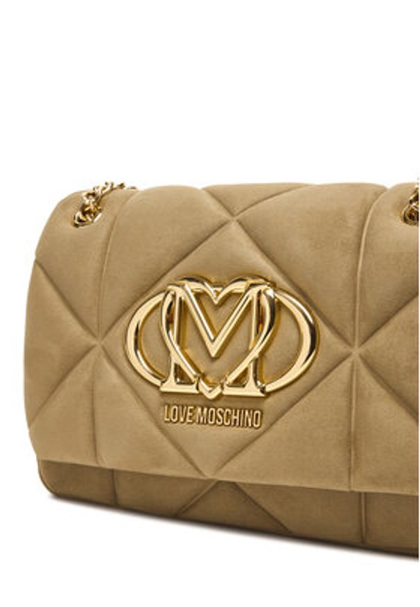 Love Moschino - LOVE MOSCHINO Torebka JC4314PP0NKE0105 Beżowy. Kolor: beżowy